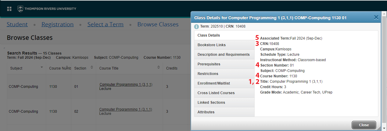 Course Schedule Lecture